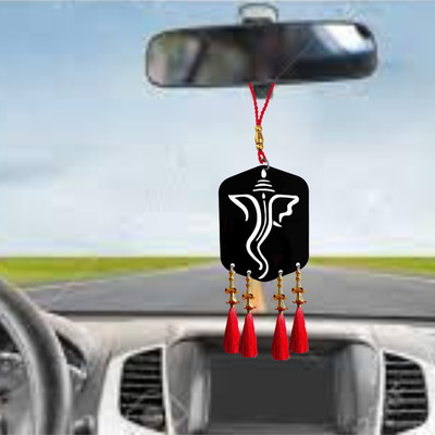 M Men Style Car Hanging Accessories - Shri Ganesha Interior Decoration for Car LA66 Car Hanging Ornament(Pack of 1)