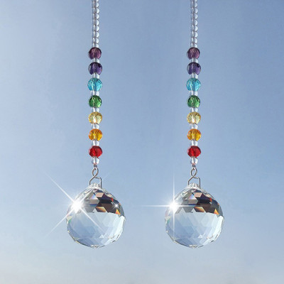 LightWave LW crystal glass crystal car hanging sun catcher beautiful A11 Car Hanging Ornament(Pack of 1)
