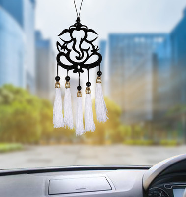 PLNJAR Ganesha Rust Free Dream Catchers for Car, Bedroom, Balcony, Garden, Cafe Car Hanging Ornament(Pack of 1)