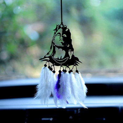 mastano Adiyogi shiva Dream Catcher Positive Good Luck Decorative Showpiece Car Hanging Ornament(Pack of 1)
