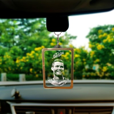 UNIQUE MINIATURE Cristiano Ronaldo Signature Car Hanging Car Hanging Ornament(Pack of 1)