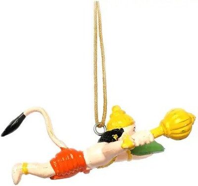 LAKHI HANDICRAFT Good Life Flying Lord Hanuman Idol Car Hanging Ornament Car Hanging Ornament(Pack of 1)