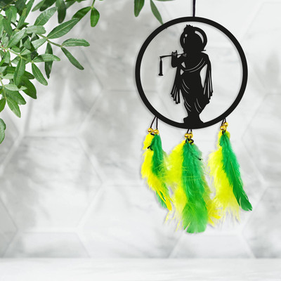 VedaX 2.8mm Acrylic KRISHNA JI | for hanging wall it anywhere in your home, temple & Car Hanging Ornament(Pack of 1)