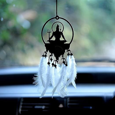 Cloudzy Store Dream Catcher Mahadev Car Hanging Ornament(Pack of 1)