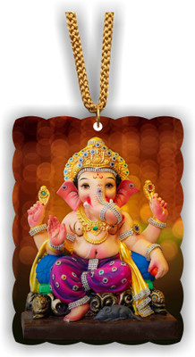 ART END idol photo ganesh- P25 decoration accessories Car Hanging Ornament(Pack of 1)