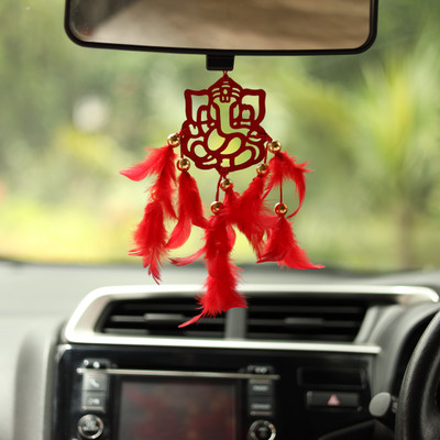 Dream Catcher car Hanging wind chime for Home, Temple & Festive Decoration Car Hanging Ornament(Pack of 1)