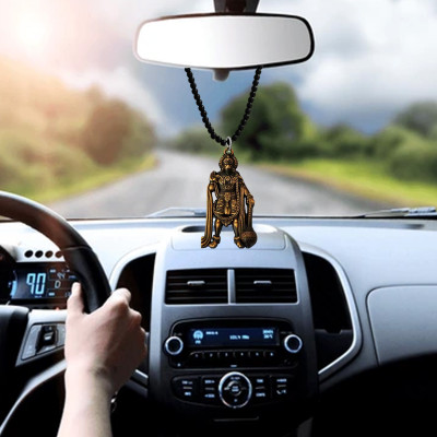 M Men Style Religious Lord Pawanputra Bajrangbali Hanuman Car Rearview Mirror SCrMa2024155 Car Hanging Ornament(Pack of 1)