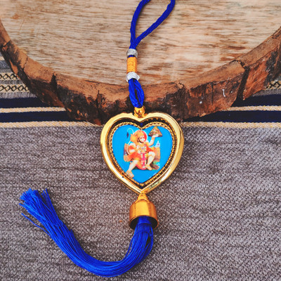Shiv Jagdamba Lord Panchmukhi Hanuman Car Interior Deco Rear Mirror Hanging Plaque ShivCr140 Car Hanging Ornament(Pack of 1)