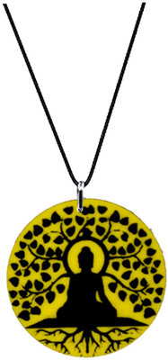 AFH Lord Gautam Buddha Meditating Decorative Interior Car Hanging Ornament Car Hanging Ornament(Pack of 1)