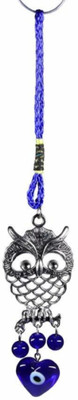 Love Kart Owl Evil Eye Car Hanging Wall Hanging Car Hanging Ornament(Pack of 1)