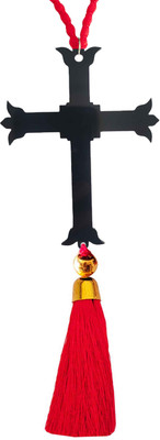 M Men Style Religious Lord Jesus Christ Cross Car Hanging Ornament Dream Catchers LA99 Car Hanging Ornament(Pack of 1)