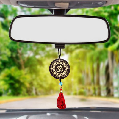 f-studio OM Car Hanging Interior Decorative Ornament, Home, for Positive Vibes Mirror Car Hanging Ornament(Pack of 1)
