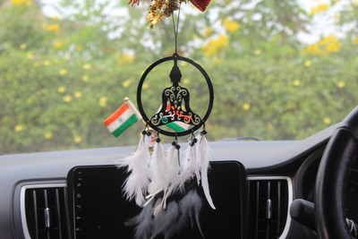 Dalli Nesh Buddha Car Hanging Dreamcatcher, Traditional Indian Style Car Hanging Ornament(Pack of 1)