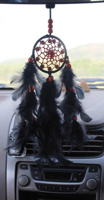 suukoon handmates CARBLACK BEADS Car Hanging Ornament(Pack of 1)