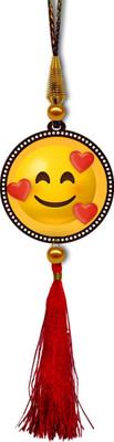 GiftzLane New-Happy Smiley Car Hanging Ornament(Pack of 1)