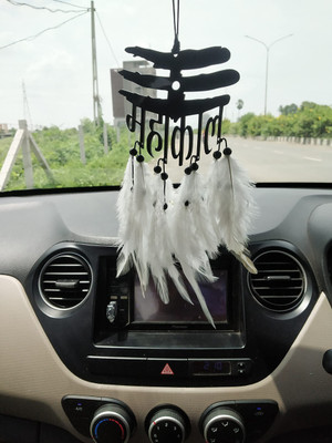 Dalli Nesh mahakal white Car Hanging Ornament(Pack of 1)