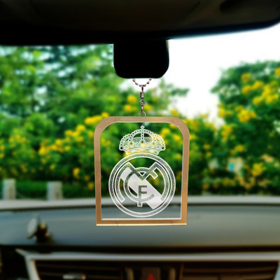 UNIQUE MINIATURE Real Madrid Car Mirror Hanging Ornament Car Hanging Ornament(Pack of 1)