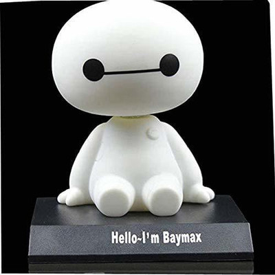 DANUC Pop Big Hero 6 Baymax Cute Cartoon Bobblehead Doll Car Hanging Ornament(Pack of 1)