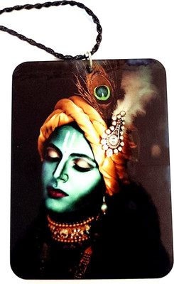 GXYS Both Side Lord Shri Krishna Mohan Car Hanging Ornament(Pack of 1)