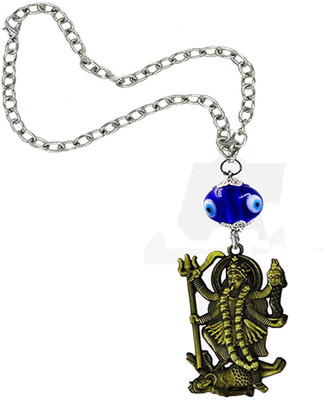 AFH Goddess Kali/Maa Kali/Mahakali Bronze Evil Eye Charm Grey Car Hanging Ornament Car Hanging Ornament(Pack of 1)
