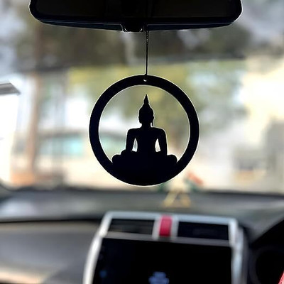 GREECHO Dream Catcher Buddha Car Hanging Ornament(Pack of 1)