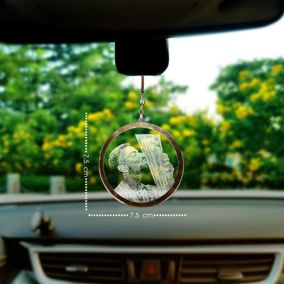 UNIQUE MINIATURE Virat Kohli T20 World Cup Laser Engraved Car Hanging Car Hanging Ornament(Pack of 1)