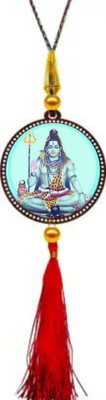Giftlab Lord Shiva / Shankar / Bholenath Ji Hanging for Car & Home Decorative Showpiece Car Hanging Ornament(Pack of 1)