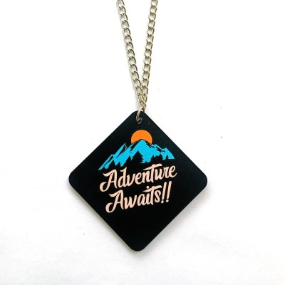 Printjas Adventure Awaits Car Hanging Ornament(Pack of 1)