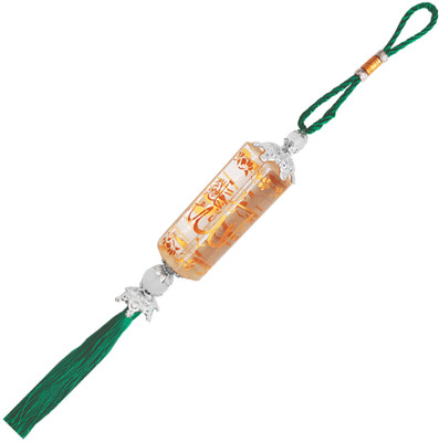 M Men Style Muslim Prayer Massage Allah Mohammed Crystal Bottle CAR Hanging Gift For 113 Car Hanging Ornament(Pack of 1)