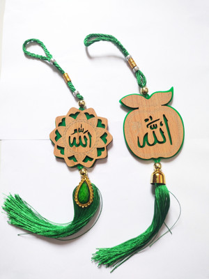 AK ULTIMATE Islamic_combo car hanging Car Hanging Ornament(Pack of 2)