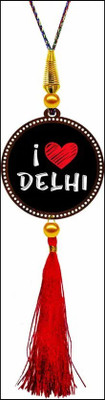 IDOLCRAFT Pristine Hanging Ornament of I Love Punjab – Car Rear View Mirror Charm Car Hanging Ornament(Pack of 1)