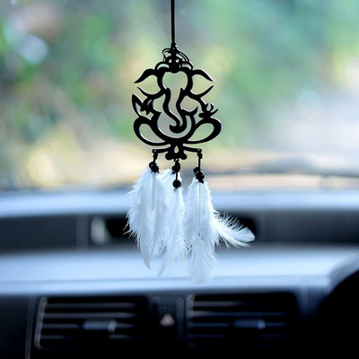 Cloudzy Store Dream Catcher Ganesha Car Hanging Ornament(Pack of 1)