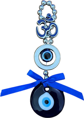 MOREL OM Evileye Wall Hanging Showpiece Evil Eye for Home Decoration Car Hanging Ornament(Pack of 1)