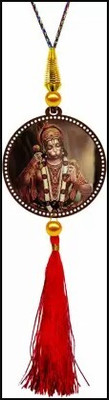IDOLCRAFT Sacred Hanging Ornament of Lord Hanuman – Car Rear View Mirror Charm Car Hanging Ornament(Pack of 1)