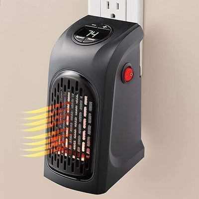 GREATZON Wall-Outlet 400 Watts Electric Plug-In Mini Heater For Room, Bedroom, Office Car Heater Unit