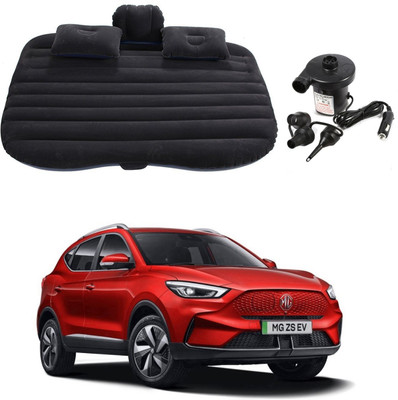 Oshotto Car Travel Inflatable Bed Mattress with Two Air Pillows For MG ZS EV Black Car Inflatable Bed