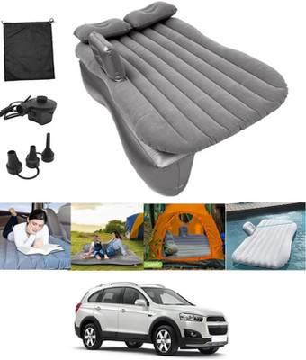 DHARU Grey Premium Car Inflatable Bed DRN288 Universal Fit Car Inflatable Bed Car Inflatable Bed(Captiva)