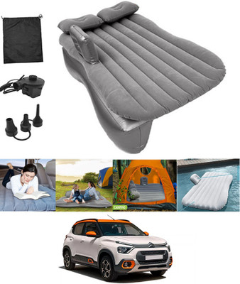 RKPSP Silver Inflatable Car Bed Travel Car,Camping,Swimming-C3 Citroen 2023 Waterproof & Premium Finish Car Inflatable Bed(Universal)