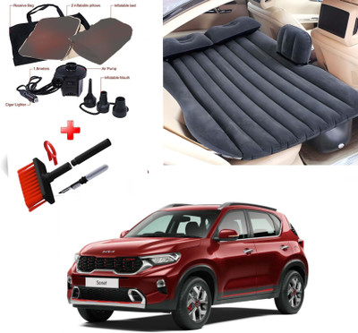 Techtest SP Inflatablebed car bed 14 Inflatable Sofa/ Chair(Black)