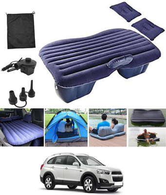 AYW Blue Inflatable Car Bed Travel Car,Camping,Swimming-Captiva Chevrolet 2015 Waterproof & Premium Finish Car Inflatable Bed(Captiva)