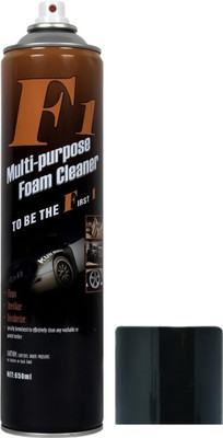 Clenliv Multi-purpose Foam Cleaner for Car Interior & Exterior Surface with F1 Formula Vehicle Interior Cleaner(650 ml)