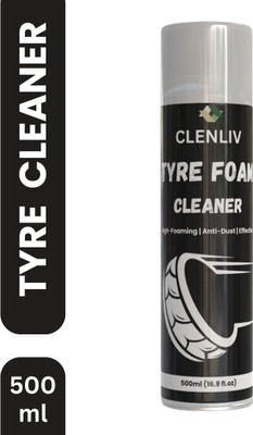Clenliv Tyre Foam Cleaner | Instant Clean & Shine | High Foaming with Anti-dust | Vehicle Interior Cleaner(500 ml)