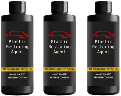 Ele Pro Engineering Plastic Restoring Agent, Car Dashboard Polish, Nano Plastic Refresh Coating, Restore Shine on Plastic & Leather Parts on Car & Bikes, 1 pc Vehicle Interior Cleaner(300 ml)