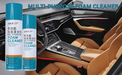 Mesmera car seat foam fabric cleaner spray Vehicle Interior Cleaner(650 ml)