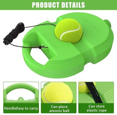 mrquee Keyu Self Tennis Practice Ball With String, Tennis Trainer Rebound Ball Tennis Kit