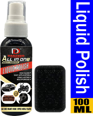 Darisdo Liquid Car Polish for Dashboard, Exterior, Tyres, Leather, Bumper(100 ml, Pack of 1)