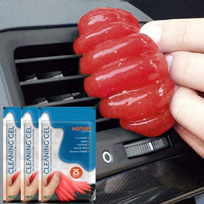 HOTKEI [PACK OF 3]Multipurpose Car Ac Vent Interior Dashboard Dust Dirt Cleaning Cleaner Slime Slimy Gel Jelly Putty Kit For Car Keyboard Laptop PC Electronic Gadgets Products Cleaning Kit [Pack Of 1] Car Interior Cleaning Cleaner Gel Vehicle Interior Cleaner(300 g)