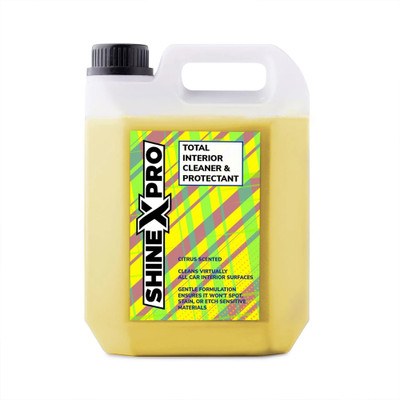 ShineXPro Total Interior Cleaner - Citrus Scent, Infused UV Blockers Protect From Fading - Car Interior Cleaner, Safe As Car Seat Cleaner & For All Interior Surfaces Vehicle Interior Cleaner(2.7 L)