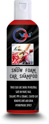 VAI Car Wash Shampoo 300ml - High Foaming, Gentle on Paint, Quick Rinse Cleaning Solution, pH Neutral Formula Car Washing Shampoo Vehicle Interior Cleaner(300 ml)