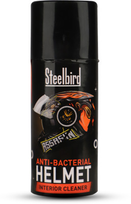 Steelbird Helmet Interior Foam Cleaner Anti Bacterial Spray for Helmet Interior Vehicle Interior Cleaner(150 ml)